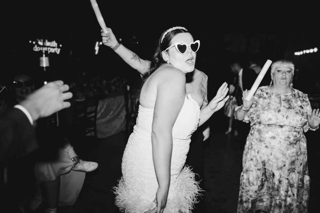 Woman dancing in a lively party