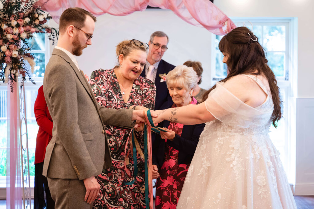 Miranda the Celebrant | Hampshire Ceremonies Handfasting with family and friends